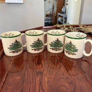 Spode Christmas Tree Mugs